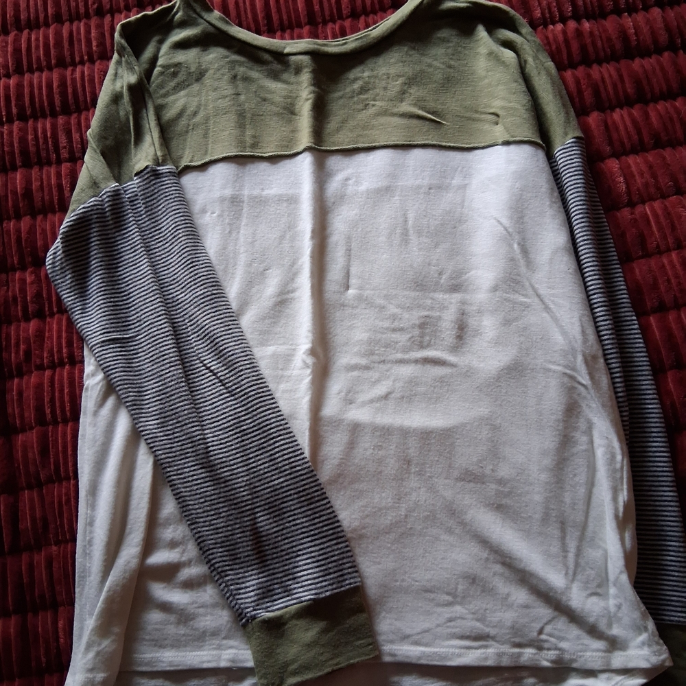 BKE Olive Long Sleeve Top